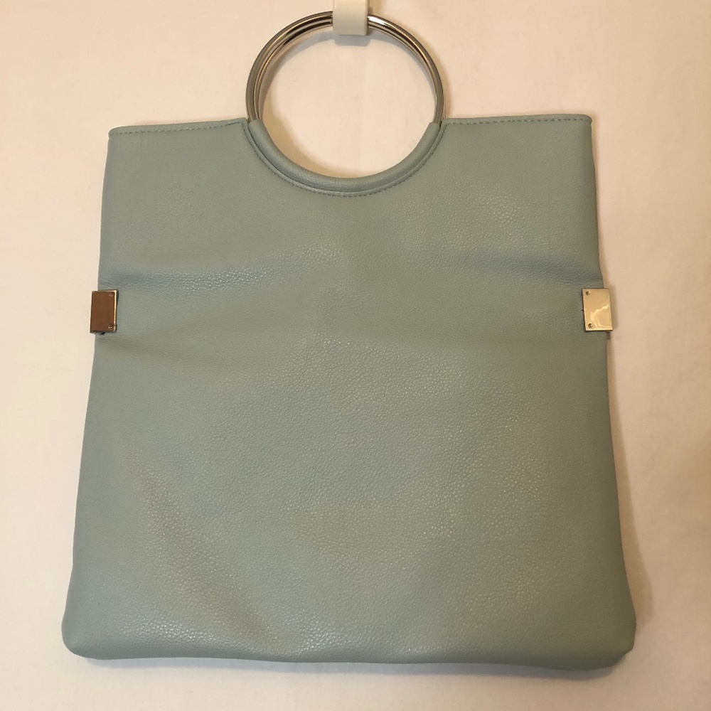 Enzo Angiolini Powder Blue Bangle Crossbody Handbag - Picture 10 of 10